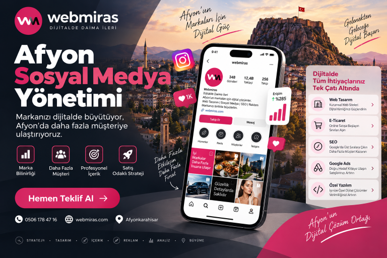 afyon sosyal medya yönetimi