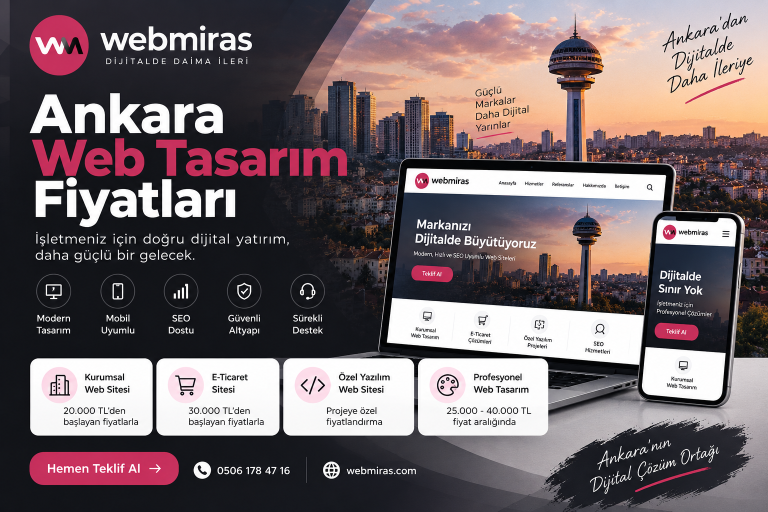 ankara web tasarım fiyatları