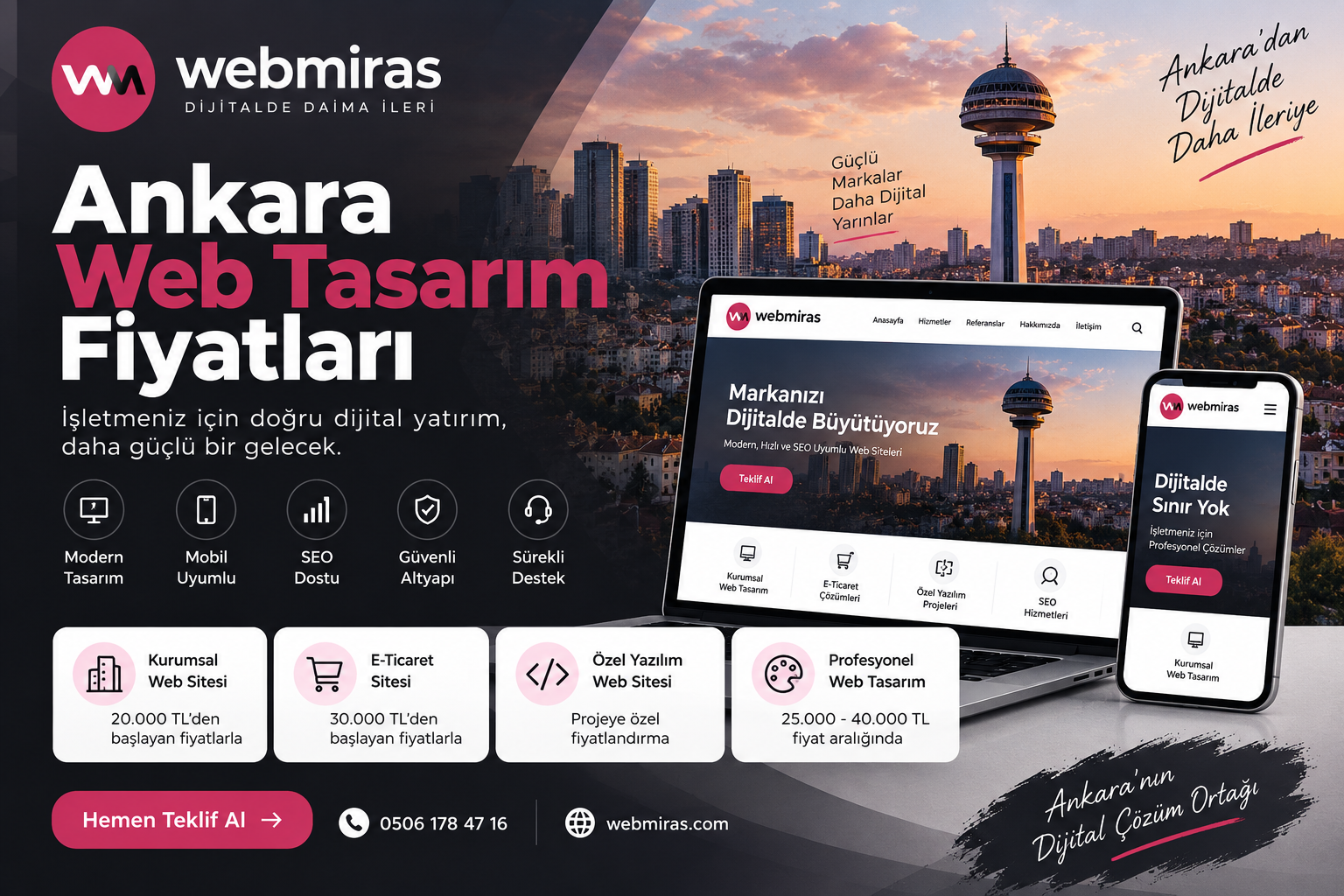 ankara web tasarım fiyatları